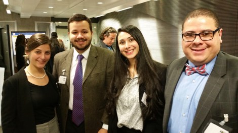 Débora Guerra, Thiago Melo, Adressa Guimarães and Dr Leonardo Mataruna in the ABEP Conference
